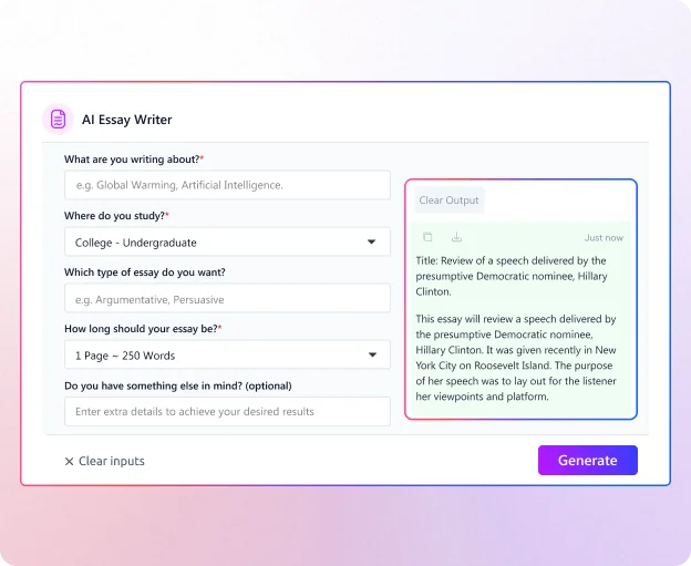 AI Essay Writer